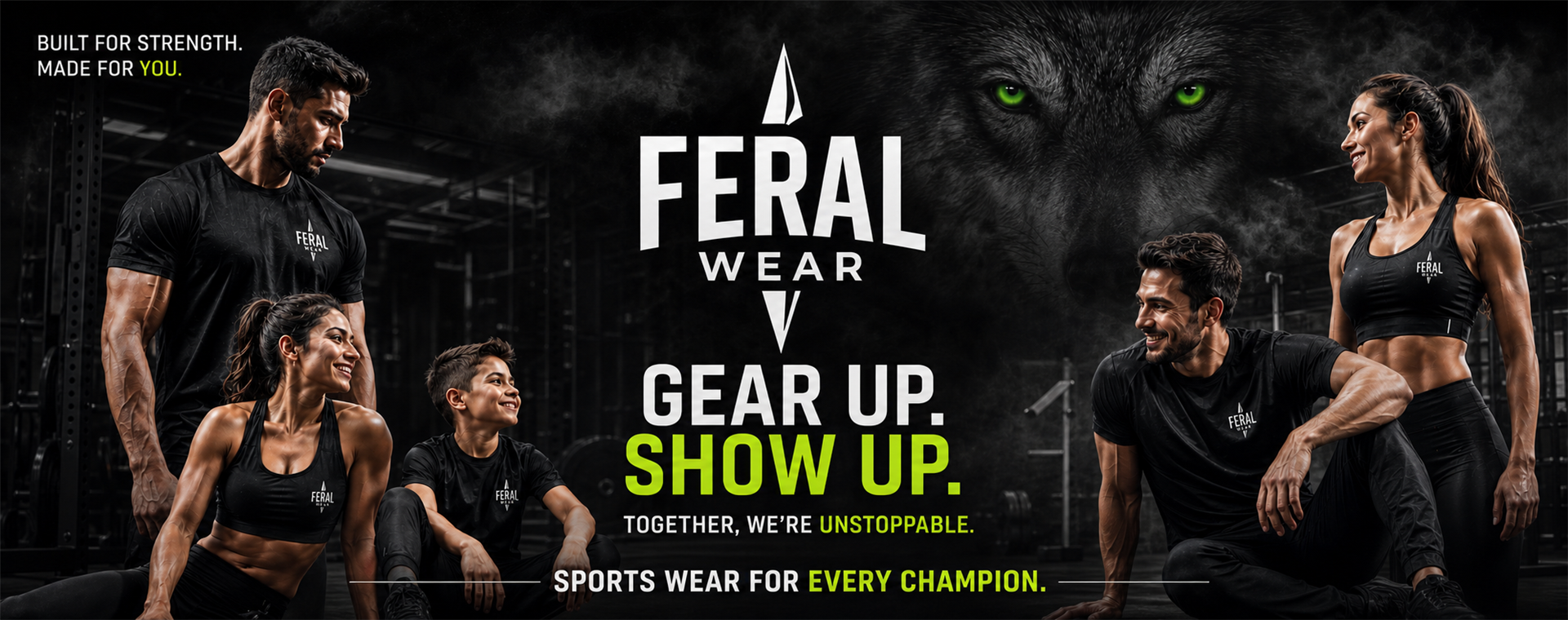 FERAL Wear — Gear Up, Show Up family campaign